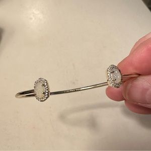 Kendra Scott gold cuff agate bracelet